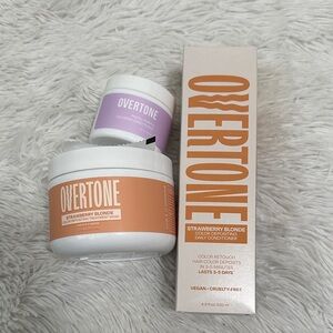 ❤️ NWT Overtone Fir Strawberry Blonde Hair Color Retouch/hair mask/conditioner